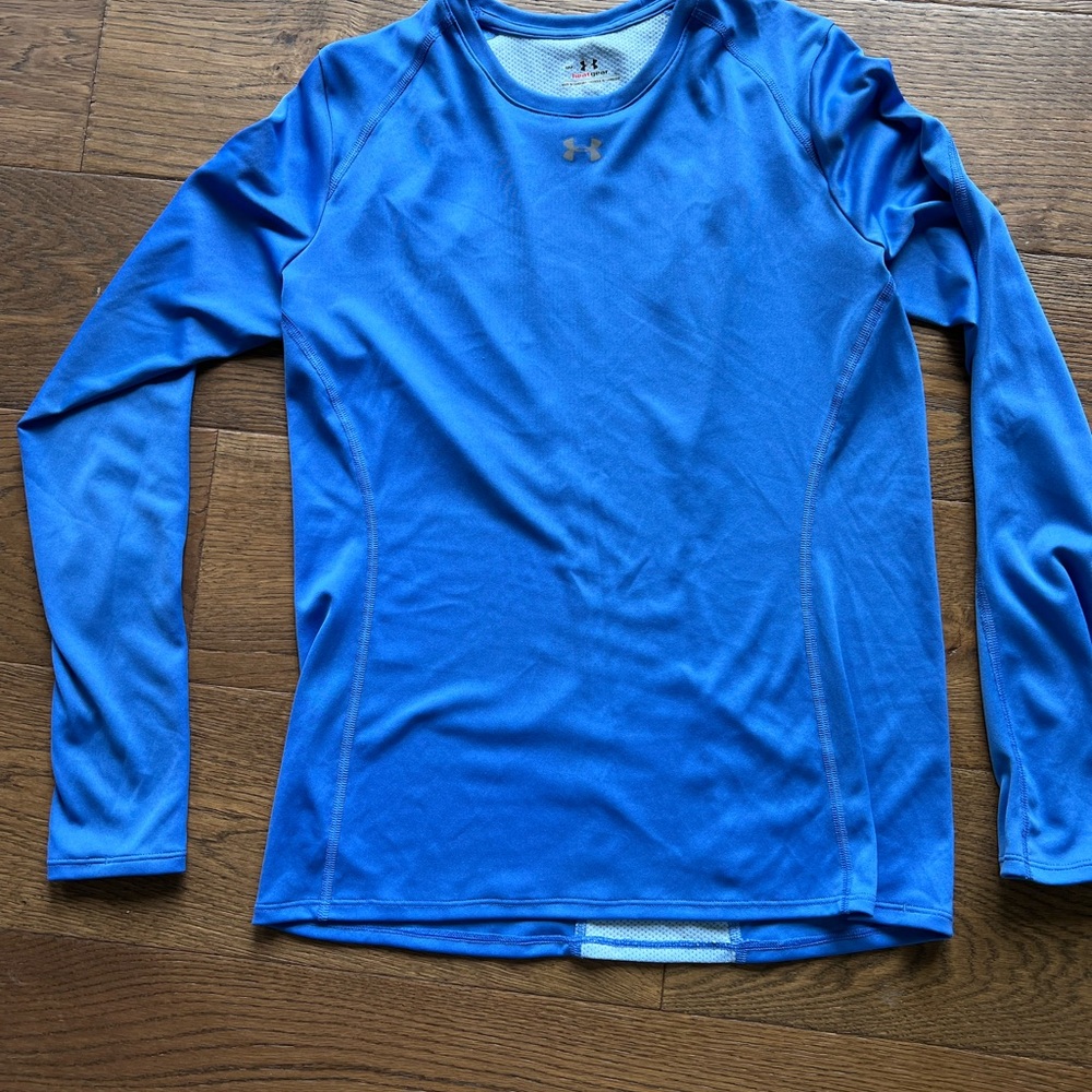 Under armor heat gear blue women’s long sleeve